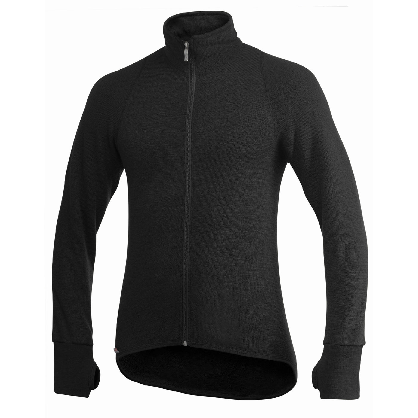 Woolpower Full zip 400 Merino Mid layer Jacket black