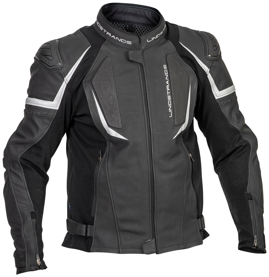Lindstrands Leather Jacket Sanden Black