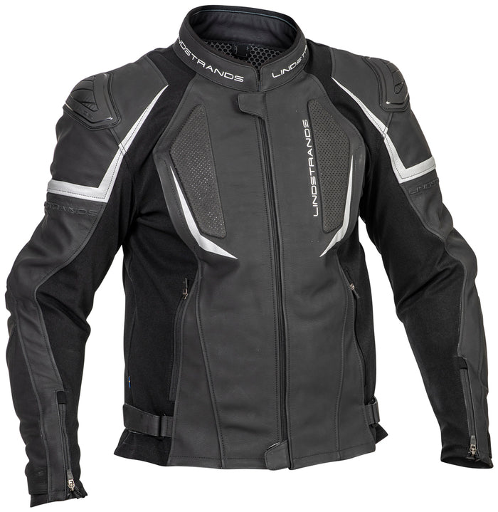 Lindstrands Leather Jacket Sanden Black