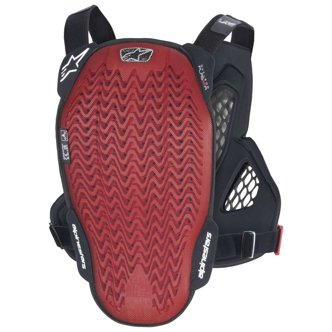 Alpinestars A-6 Plasma Chest Protector Black Anthracite Red XL