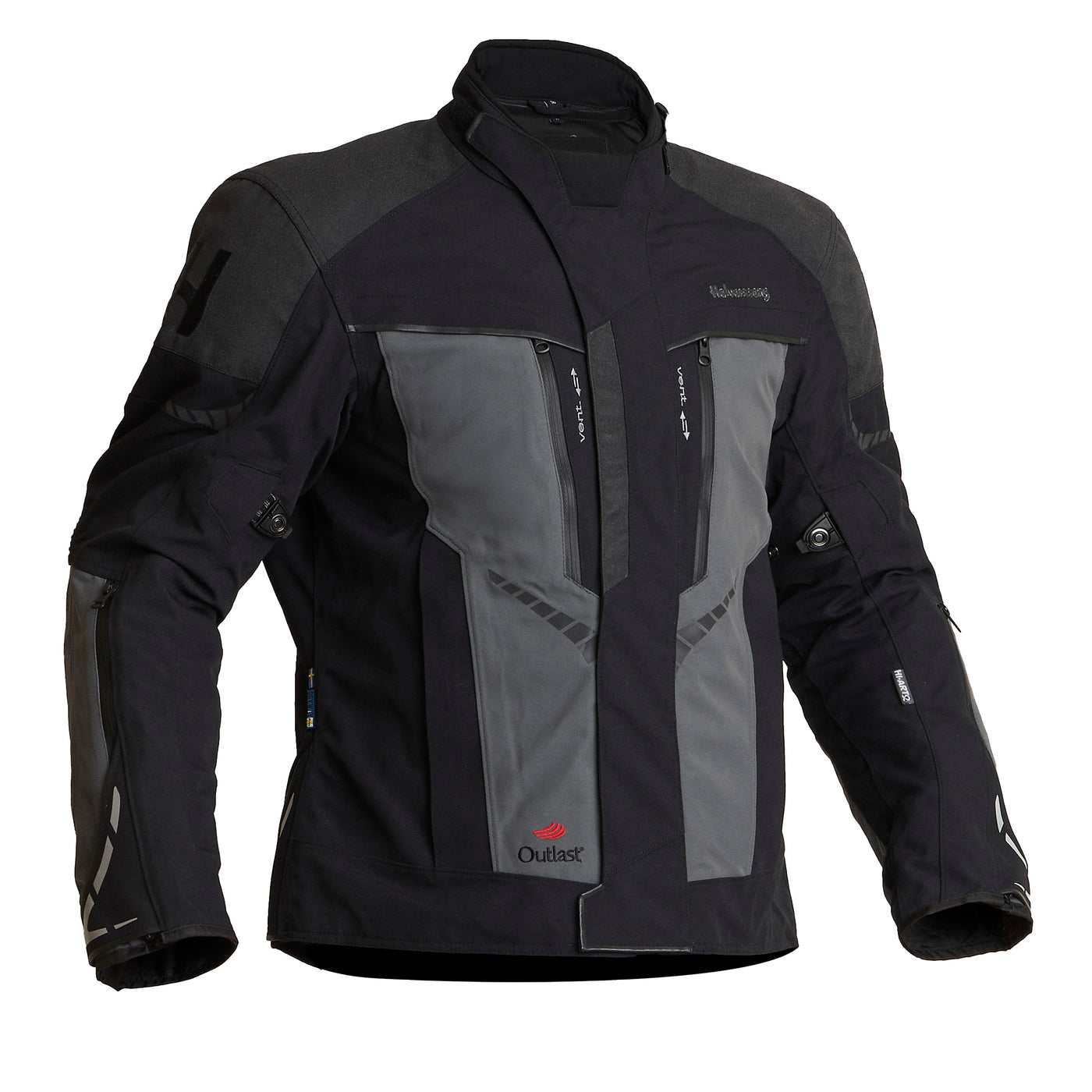 Halvarssons Textile Jacket Vansbro Black/grey