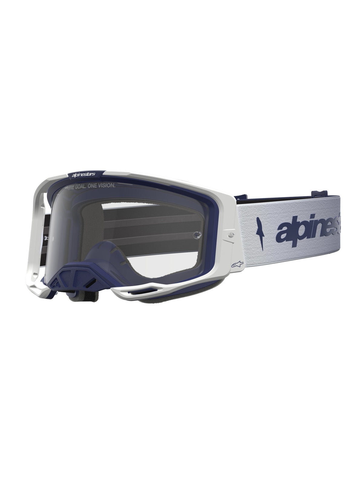 Alpinestars Goggle Vision 8 Amber White Navy Clear