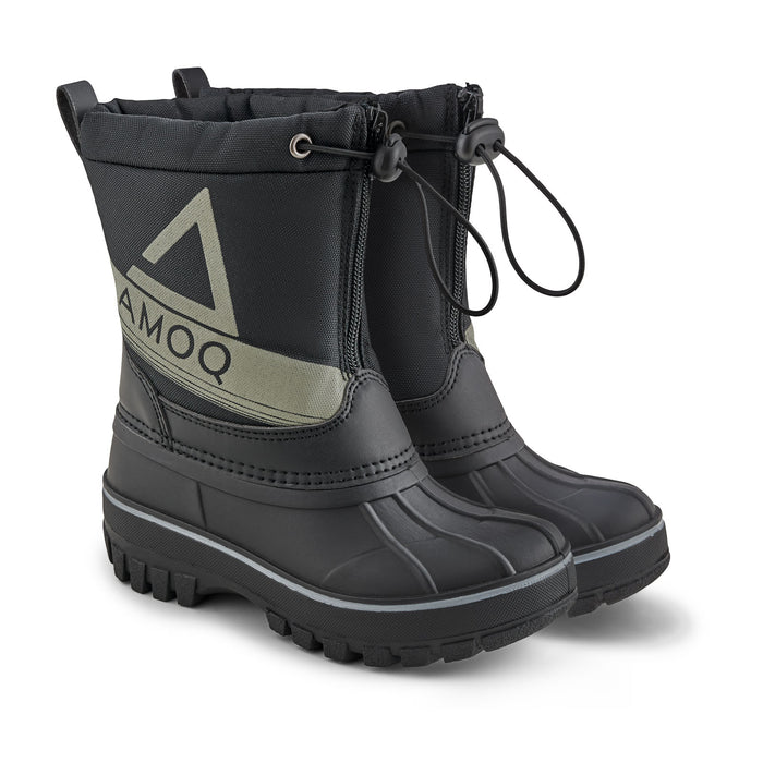 AMOQ Snowtime JNR Boots Black/Grey