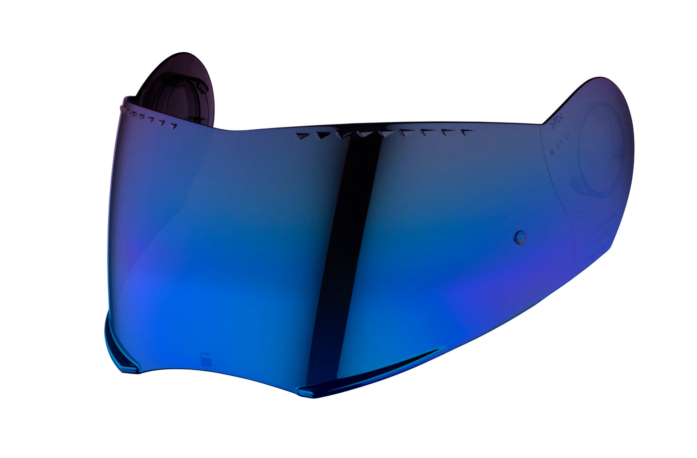 Schuberth E1 blue mirrored visor AF ready