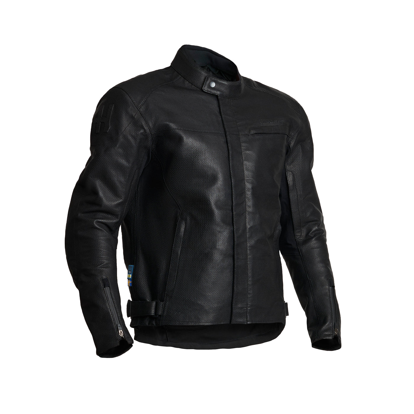 Halvarssons Leather Jacket Mangen Black
