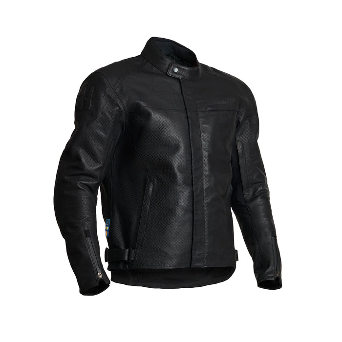 Halvarssons Leather Jacket Mangen Black