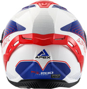 APEX Helmet FI200 Madrid white/red/blue