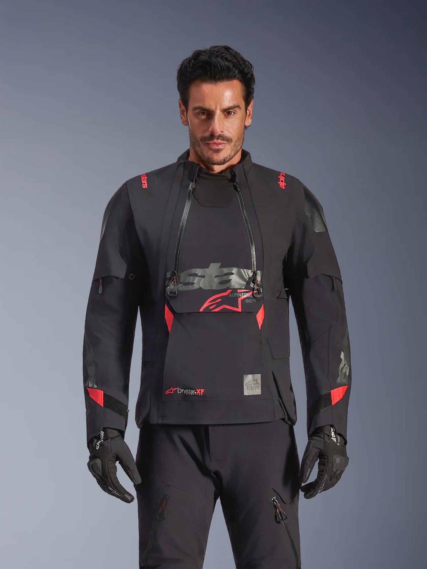 Alpinestars Jacket Harok Pro Drystar XF Laminated Black/Red