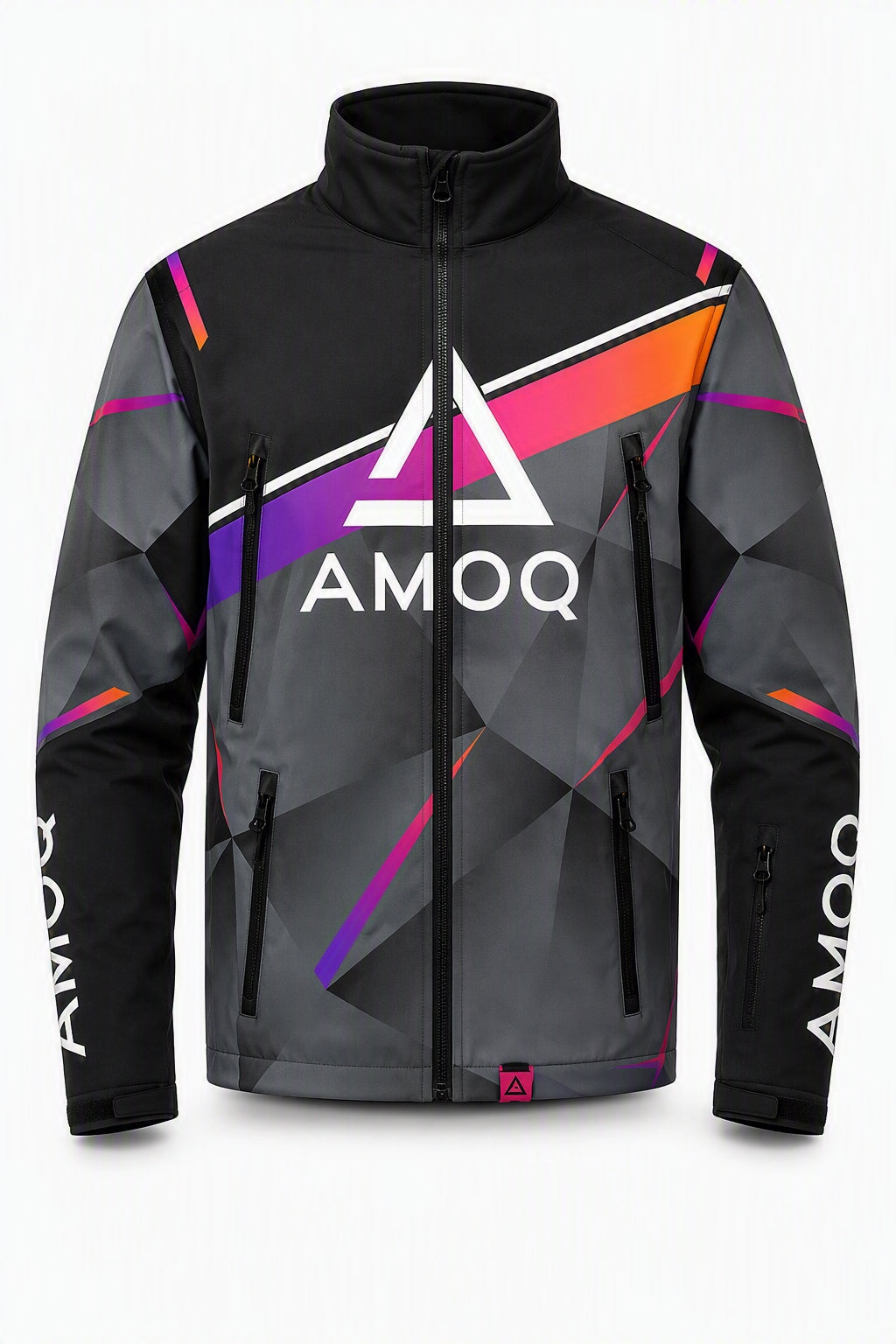 AMOQ Apex V2 Racing Jacket Black/Grey/Violet