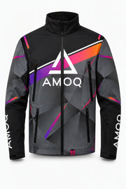 AMOQ Apex V2 Racing Jacket Black/Grey/Violet