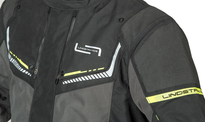Lindstrands textile jacket Sylarna Dark grey/black