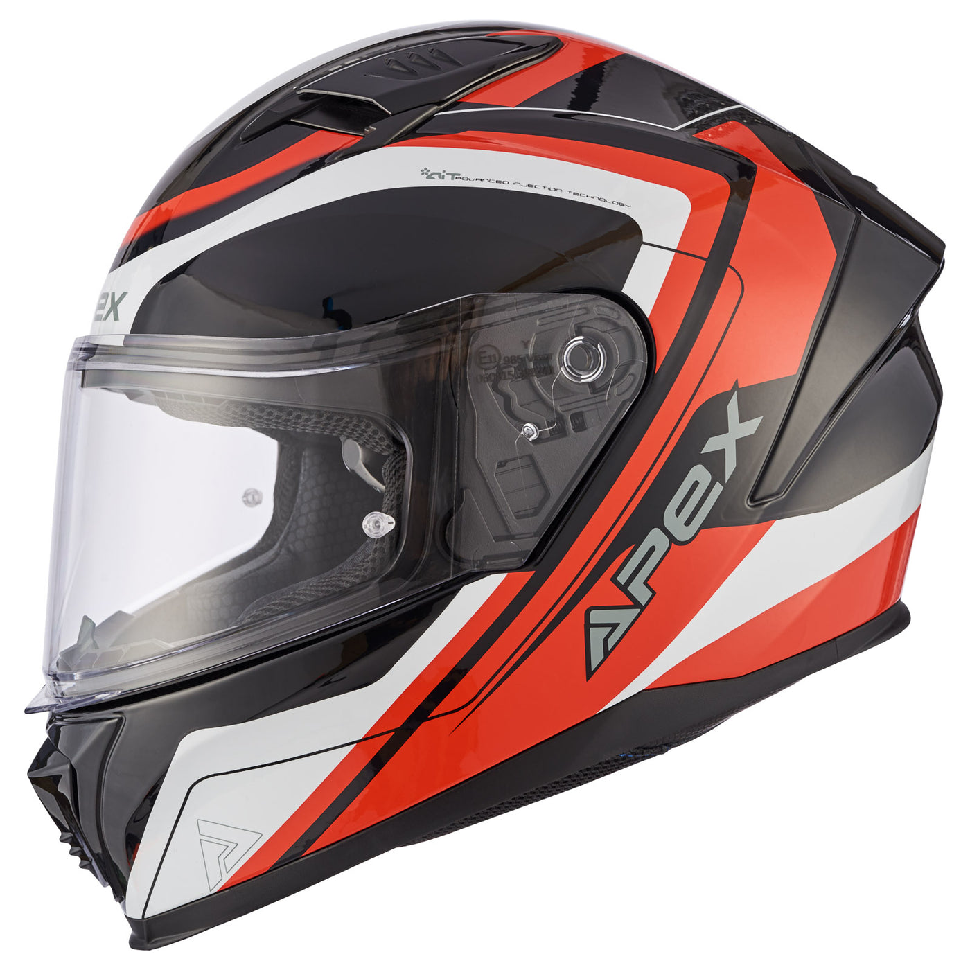 APEX Helmet FI100 Valencia red/white/black