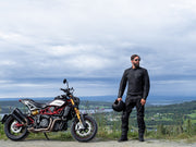 Halvarssons Leather Jacket Sandtorp Black