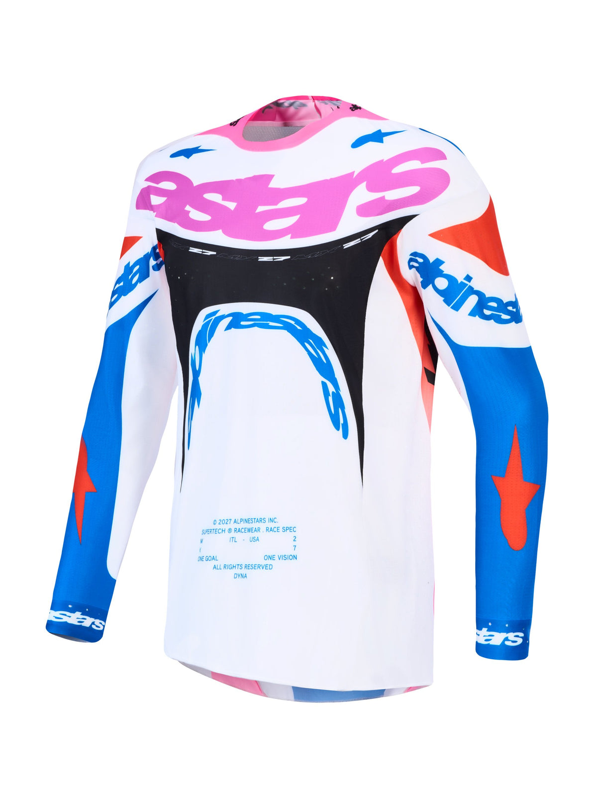 Alpinestars Jersey Supertech Dyna Whtie/Blue/Black/Purple