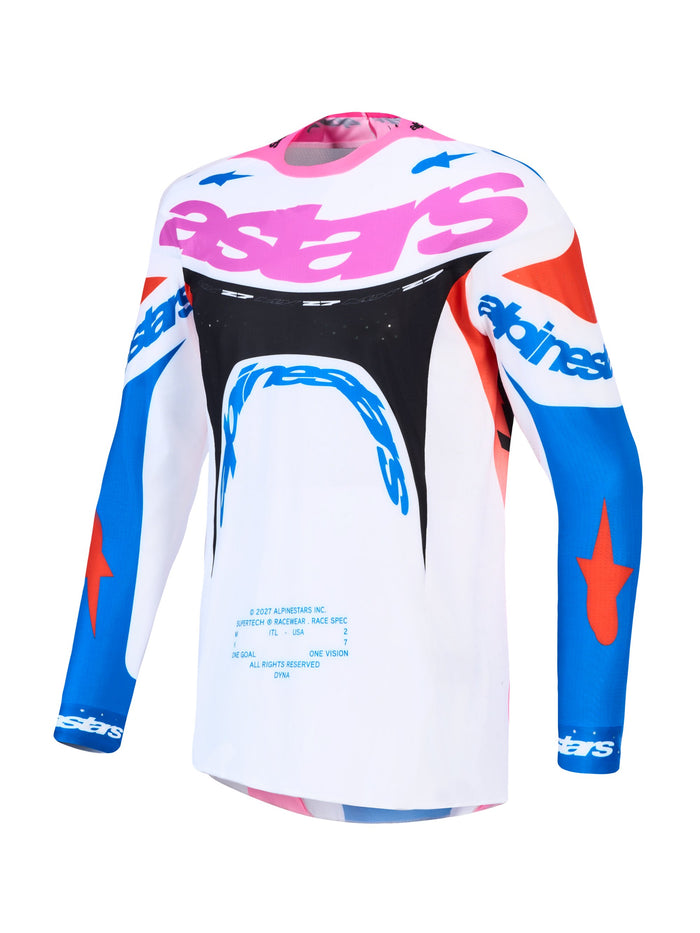 Alpinestars Jersey Supertech Dyna Whtie/Blue/Black/Purple