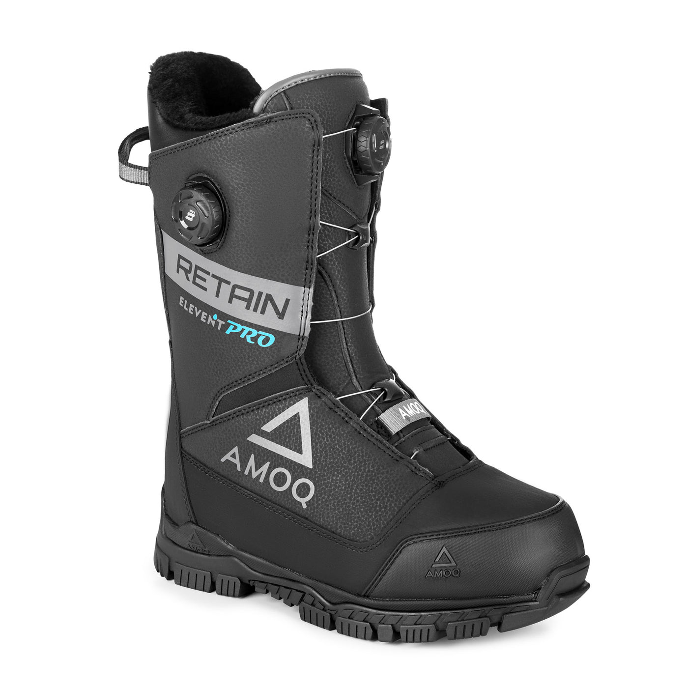AMOQ Retain Dual Opti-Fit lacing Boots Black/Grey