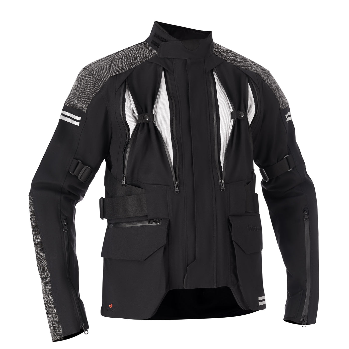 Halvarssons Textile jacket Dalen Black