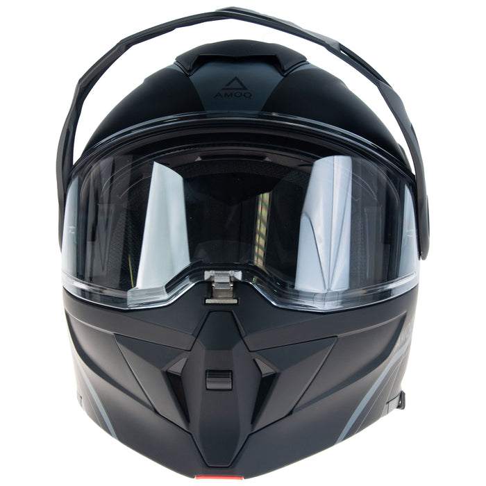 AMOQ Ballast Electric visor Helmet Black/grey