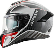 APEX Helmet FT300 New York white/grey/red