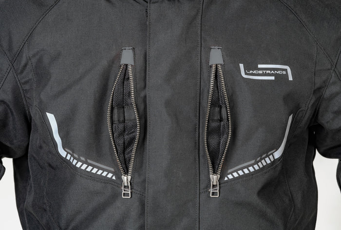 Lindstrands textile jacket Lomsen Black