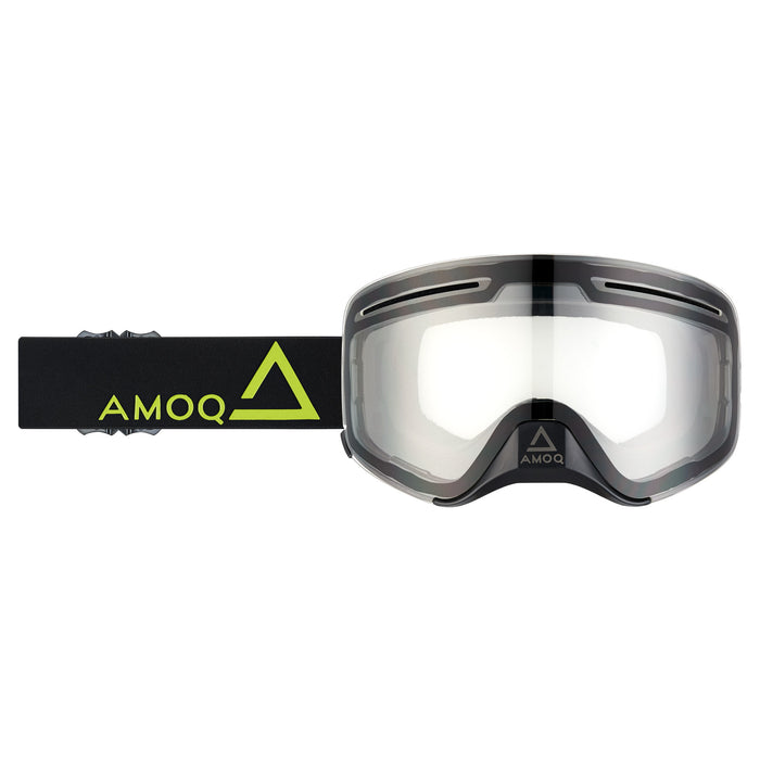 AMOQ Vision Vent+ Magnetic Goggles Black-HiVis - Clear