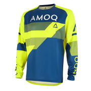 AMOQ Ascent Strive V2 Jersey Yellow-Navy