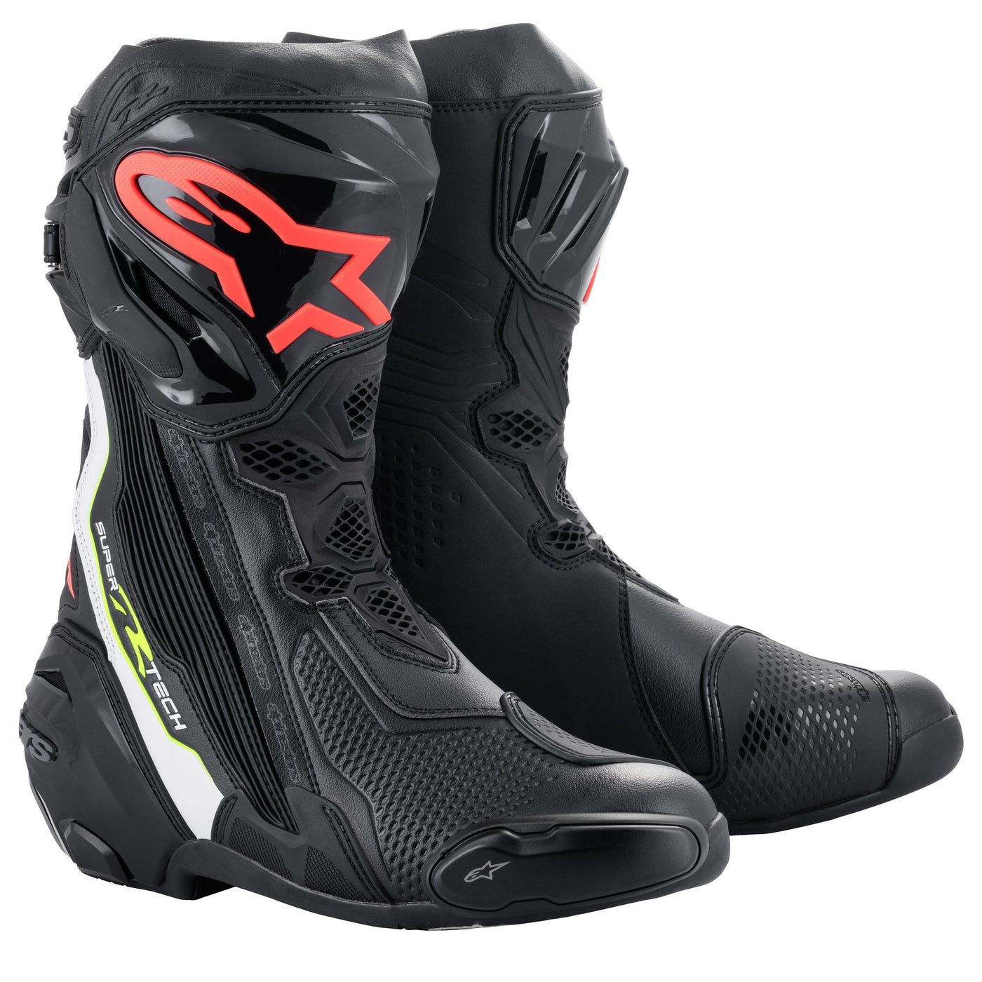 Alpinestars Boot Supertech R v2 Black/White/Red/Yellow