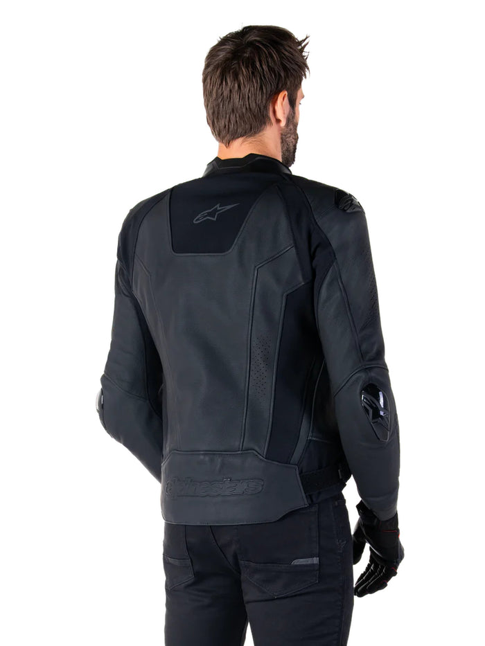 Alpinestars Leather Jacket Missile v3 Black/Black