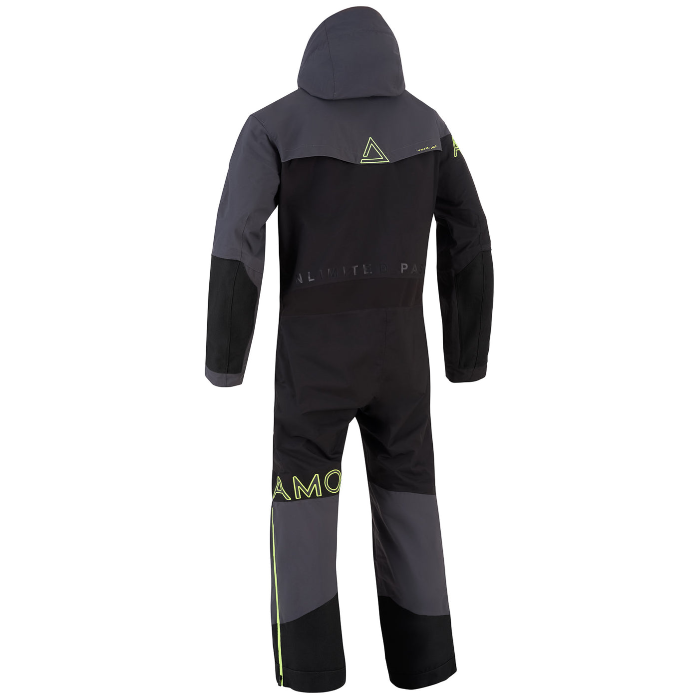 AMOQ Eclipse V2 Monosuit 20K Black/Dk Grey/HiVis
