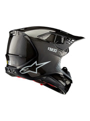 Alpinestars Helmet S-M10 2206 Solid Glossy Carbon