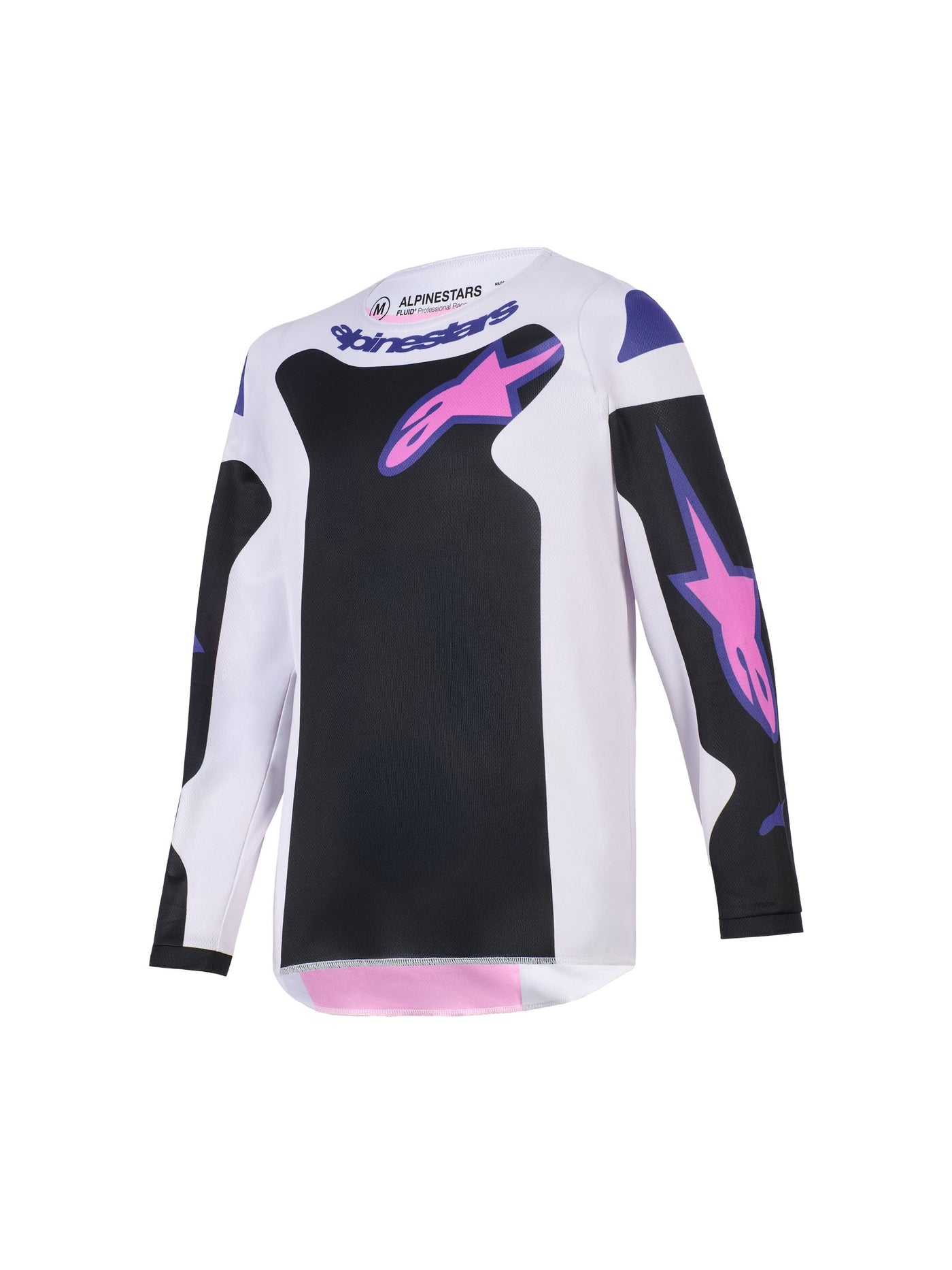 Alpinestars Jersey Youth Fluid Grid Black/Gray/Purple