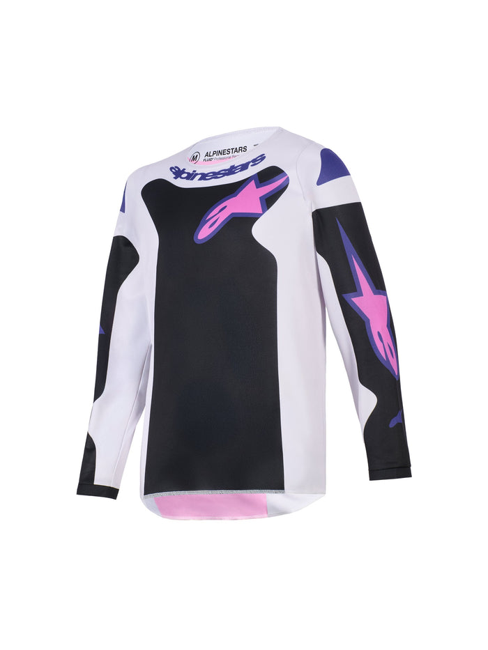 Alpinestars Jersey Youth Fluid Grid Black/Gray/Purple