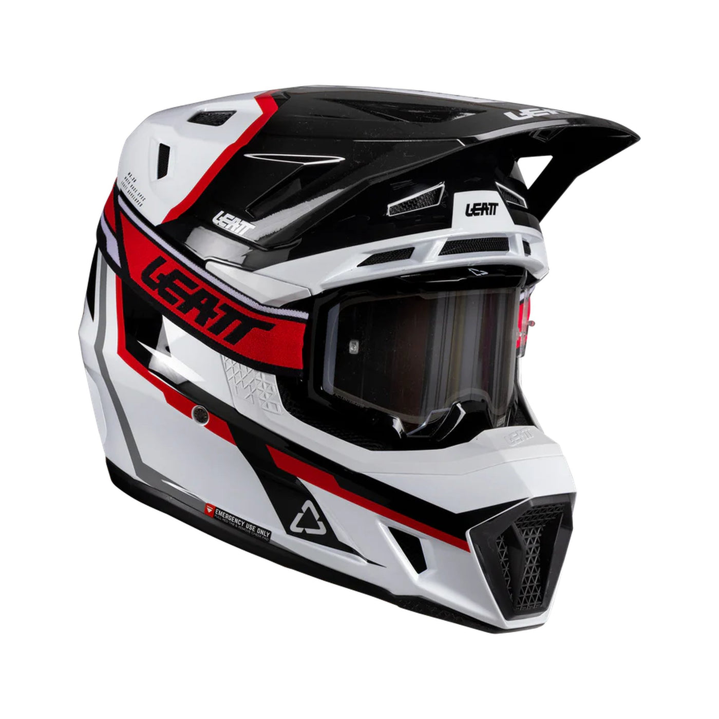 Leatt Helmet Kit Moto 7.5 White/Red V26
