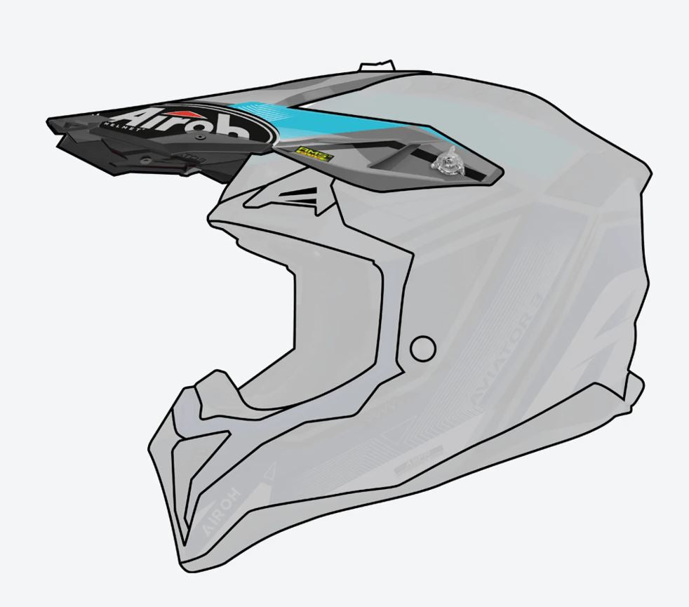 Airoh Aviator 3 Peak League blue gloss