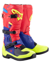Alpinestars Boot Tech 3 Red/Blue/Yellow Fluo