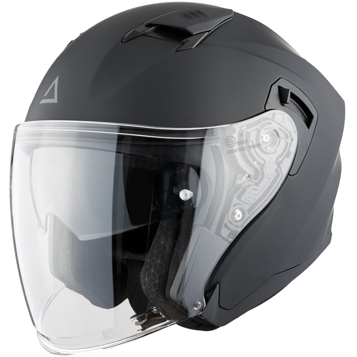 AMOQ Helmet JI200 Solid matt black