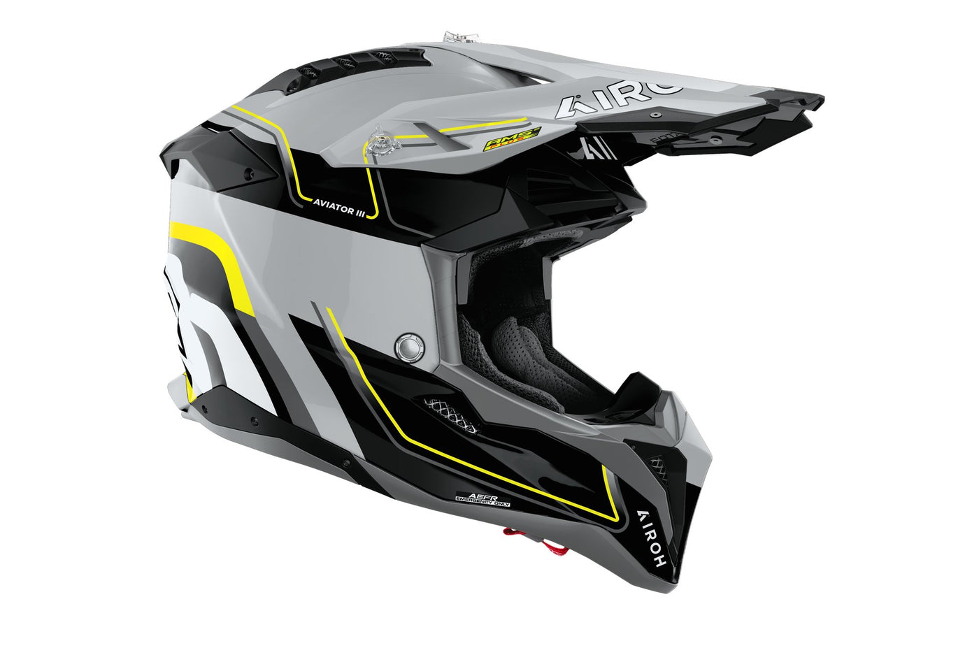 Airoh Helmet Aviator 3 Leader Yellow gloss