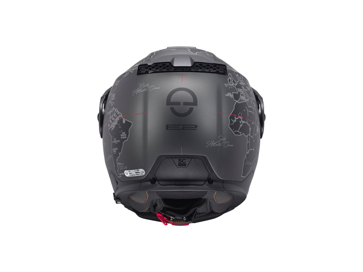 Schuberth Helmet E2 Atlas matt black/red