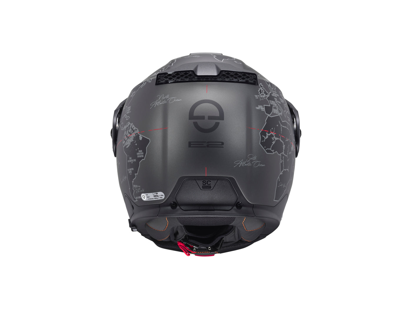 Schuberth Helmet E2 Atlas matt black/red