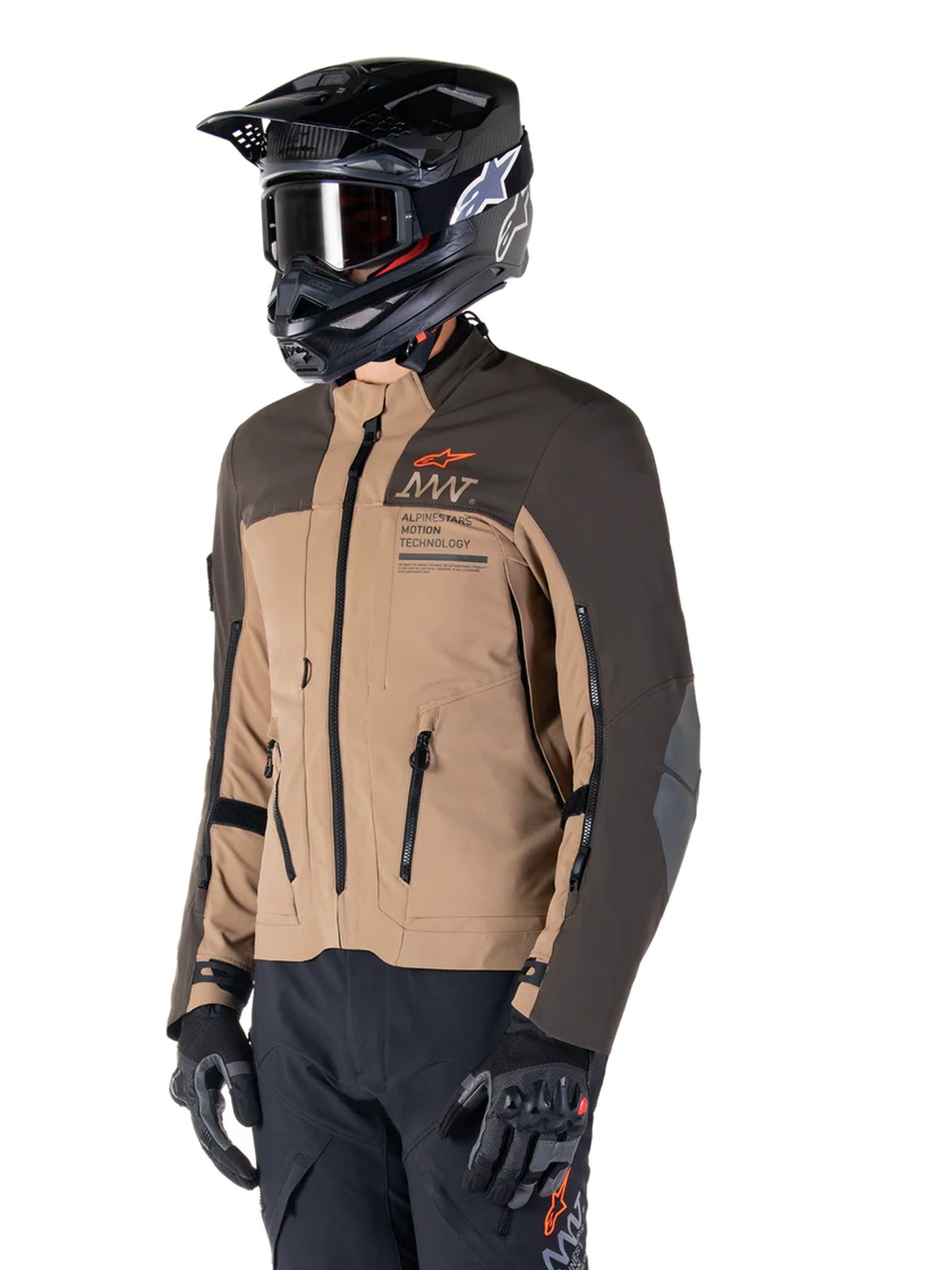 Alpinestars Jacket AMT-8 Strech Drystar XF Brown
