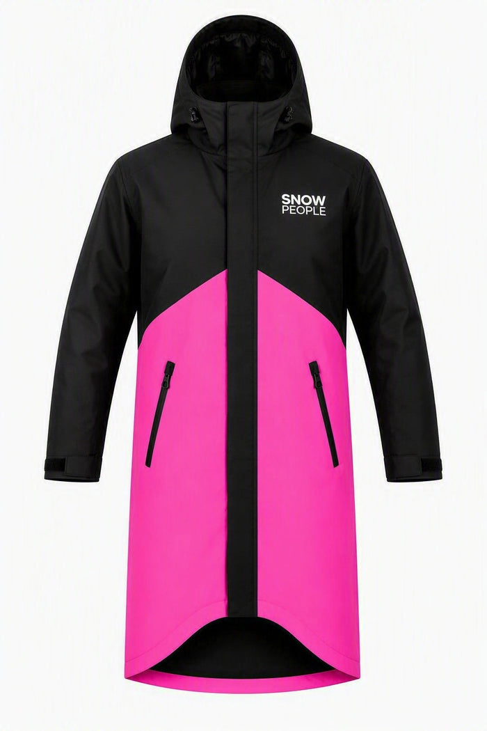 Snowpeople Shield W's Pit Coat Black/Pink