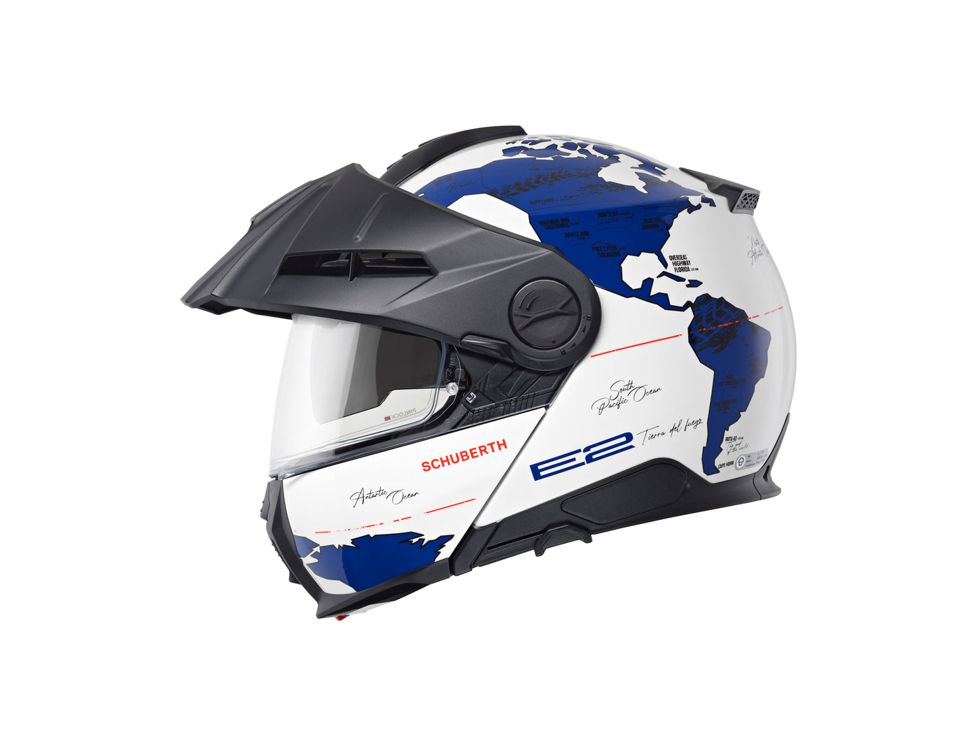 Schuberth Helmet E2 Atlas White/Blue