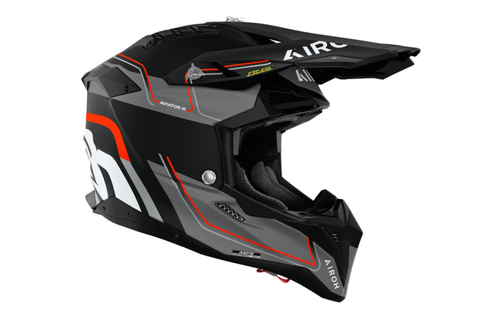 Airoh Helmet Aviator 3 Leader Orange matt