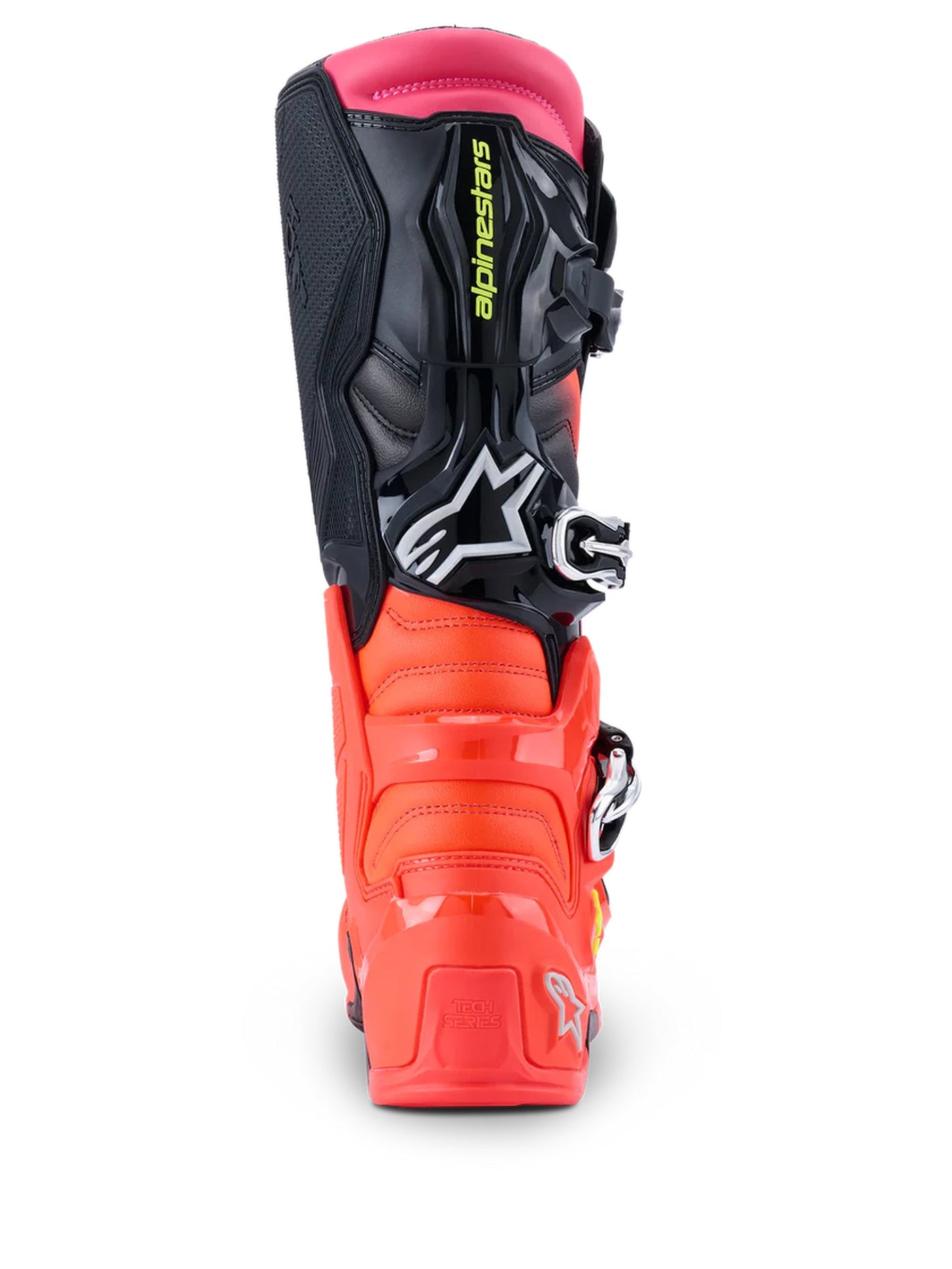 Alpinestars Boot Tech 7 Black/Red Fluo/Pink Fluo