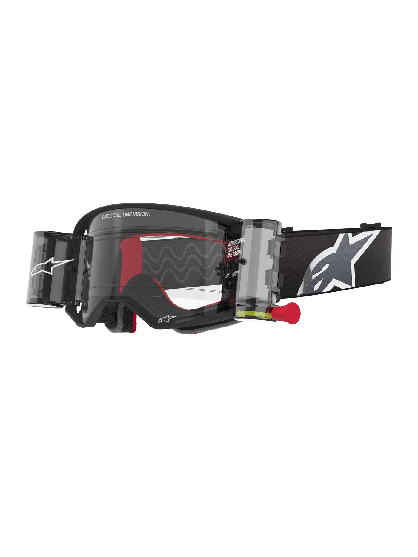 Alpinestars Goggle Supertech CORP Black/ Grey Clear ROLL-OFF