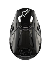 Alpinestars Helmet S-M10 2206 Solid Glossy Carbon