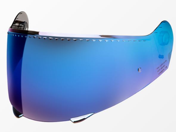 Schuberth R2 blue mirrored visor AF ready