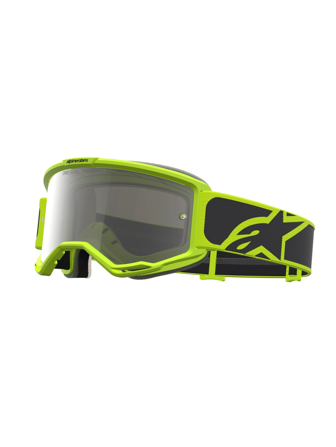 Alpinestars Goggle Vision 5 Rora Black Yellow Fluo Mirror Silver