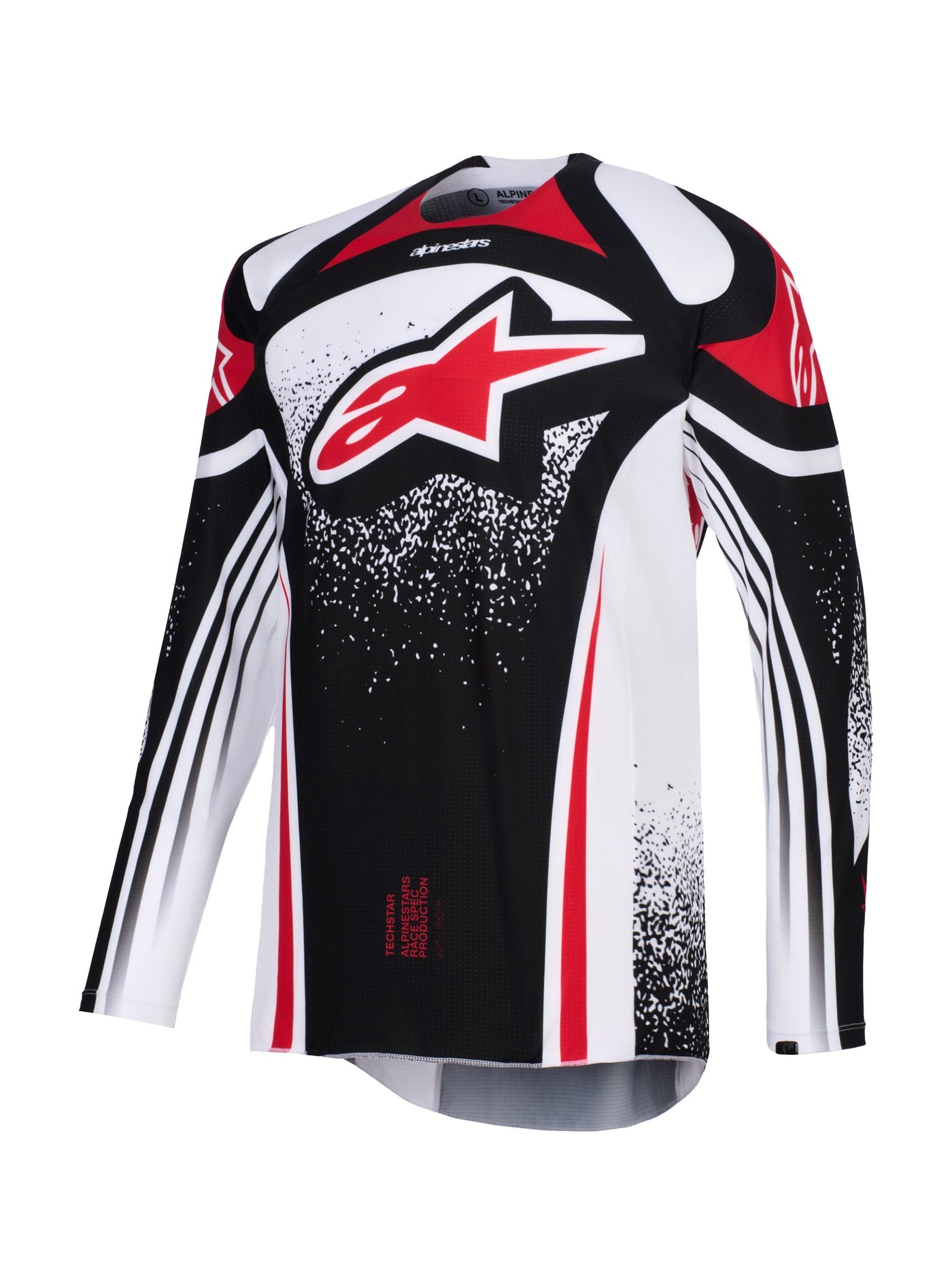 Alpinestars Jersey Techstar Nomur Black/White/Red