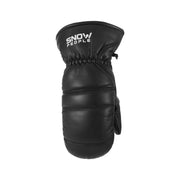 Snowpeople Mitten Full Leather Junior Black 7
